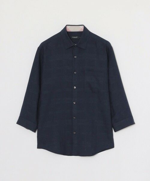 BLUE LABEL / BLACK LABEL CRESTBRIDGE / ブルーレーベル / ブラックレーベル・クレストブリッジ シャツ・ブラウス | シャドーチェックリネンスリークォーターシャツ | 詳細21