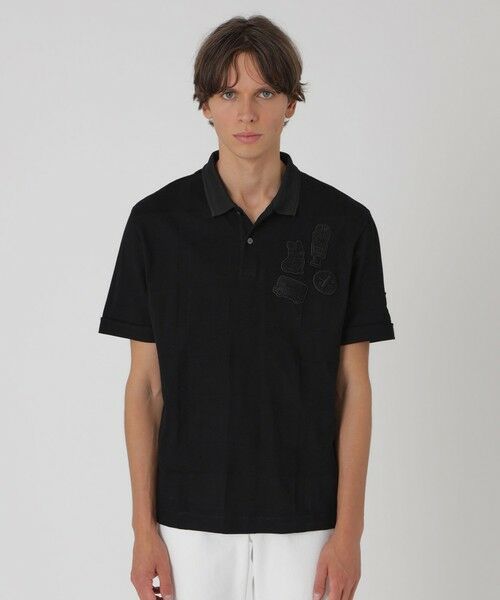 BLUE LABEL / BLACK LABEL CRESTBRIDGE / ブルーレーベル / ブラックレーベル・クレストブリッジ カットソー | 【10th ANNIVERSARY】シャドーチェックプレミアムポロシャツ(ブラック)