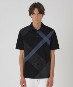BLUE LABEL / BLACK LABEL CRESTBRIDGE / ブルーレーベル / ブラックレーベル・クレストブリッジ  カットソー | パネルギガバイアスチェックポロシャツ