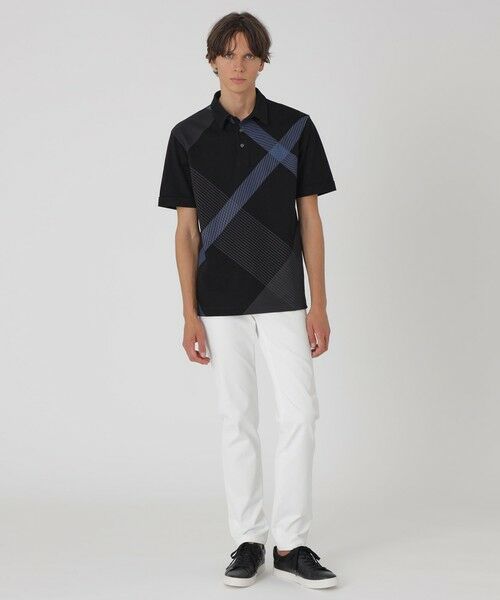 BLUE LABEL / BLACK LABEL CRESTBRIDGE / ブルーレーベル / ブラックレーベル・クレストブリッジ カットソー | パネルギガバイアスチェックポロシャツ | 詳細5