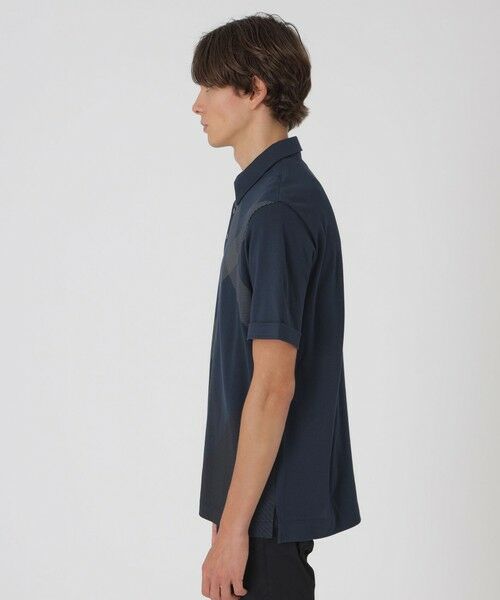 BLUE LABEL / BLACK LABEL CRESTBRIDGE / ブルーレーベル / ブラックレーベル・クレストブリッジ カットソー | パネルギガバイアスチェックポロシャツ | 詳細10