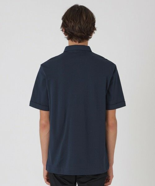 BLUE LABEL / BLACK LABEL CRESTBRIDGE / ブルーレーベル / ブラックレーベル・クレストブリッジ カットソー | パネルギガバイアスチェックポロシャツ | 詳細11
