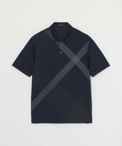 BLUE LABEL / BLACK LABEL CRESTBRIDGE / ブルーレーベル / ブラックレーベル・クレストブリッジ カットソー | パネルギガバイアスチェックポロシャツ | 詳細12