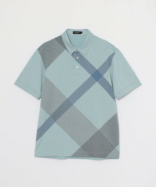 BLUE LABEL / BLACK LABEL CRESTBRIDGE / ブルーレーベル / ブラックレーベル・クレストブリッジ カットソー | パネルギガバイアスチェックポロシャツ | 詳細20