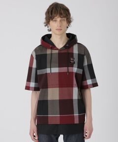 BLUE LABEL / BLACK LABEL CRESTBRIDGE / ブルーレーベル / ブラックレーベル・クレストブリッジ  カットソー | 【WEB・一部店舗限定】クレストブリッジチェックベアーフーディー