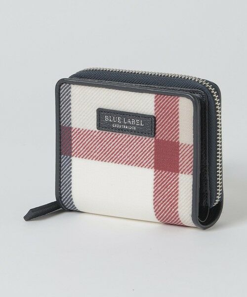 BLUE LABEL / BLACK LABEL CRESTBRIDGE / ブルーレーベル / ブラックレーベル・クレストブリッジ  財布・コインケース・マネークリップ | 【一部店舗限定】クレストブリッジチェックPVC二つ折り財布（ベージュ3）