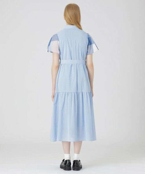 BLUE LABEL / BLACK LABEL CRESTBRIDGE / ブルーレーベル / ブラックレーベル・クレストブリッジ  ドレス | 【10周年記念】クリスピーシアーボイルティアードドレス | 詳細2