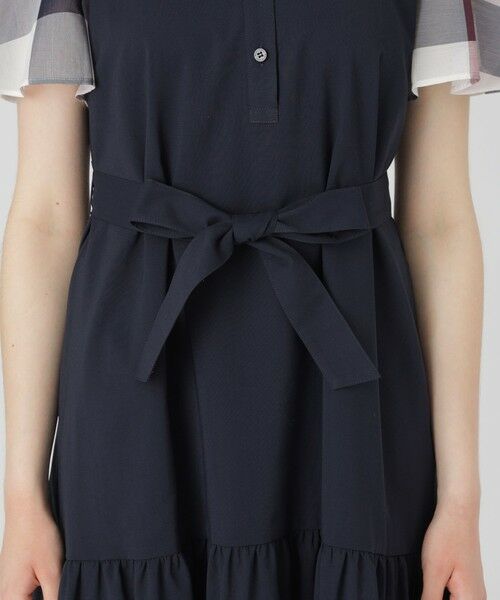 BLUE LABEL / BLACK LABEL CRESTBRIDGE / ブルーレーベル / ブラックレーベル・クレストブリッジ  ドレス | 【10周年記念】クリスピーシアーボイルティアードドレス | 詳細12
