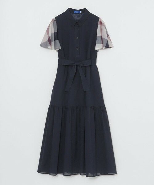 BLUE LABEL / BLACK LABEL CRESTBRIDGE / ブルーレーベル / ブラックレーベル・クレストブリッジ  ドレス | 【10周年記念】クリスピーシアーボイルティアードドレス | 詳細16