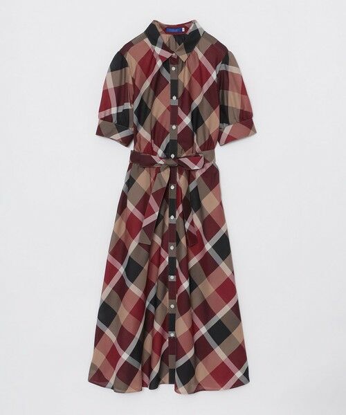 BLUE LABEL / BLACK LABEL CRESTBRIDGE / ブルーレーベル / ブラックレーベル・クレストブリッジ ドレス | クレストブリッジチェックカラミクロスドレス | 詳細7