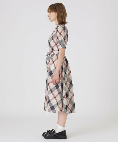 BLUE LABEL / BLACK LABEL CRESTBRIDGE / ブルーレーベル / ブラックレーベル・クレストブリッジ ドレス | クレストブリッジチェックカラミクロスドレス | 詳細8
