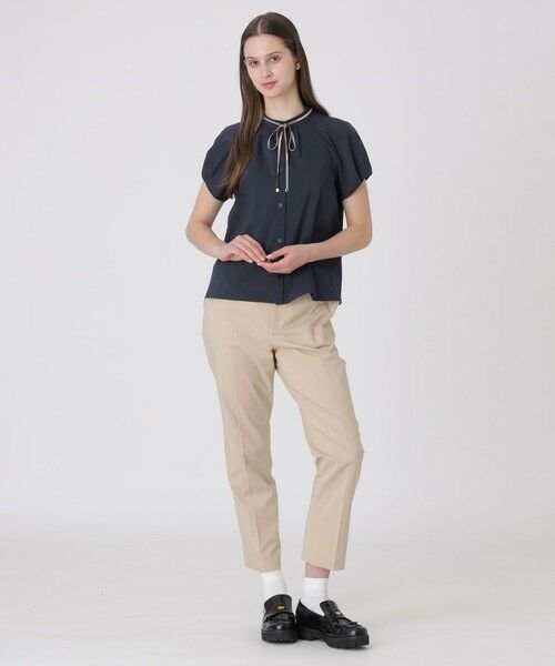 BLUE LABEL / BLACK LABEL CRESTBRIDGE / ブルーレーベル / ブラックレーベル・クレストブリッジ  シャツ・ブラウス | 【接触冷感】タックスリーブブラウス | 詳細6