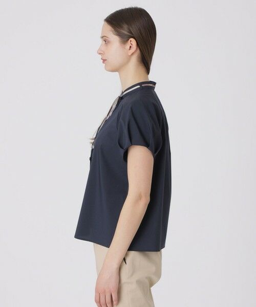 BLUE LABEL / BLACK LABEL CRESTBRIDGE / ブルーレーベル / ブラックレーベル・クレストブリッジ  シャツ・ブラウス | 【接触冷感】タックスリーブブラウス | 詳細8