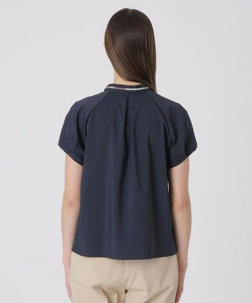 BLUE LABEL / BLACK LABEL CRESTBRIDGE / ブルーレーベル / ブラックレーベル・クレストブリッジ  シャツ・ブラウス | 【接触冷感】タックスリーブブラウス | 詳細9