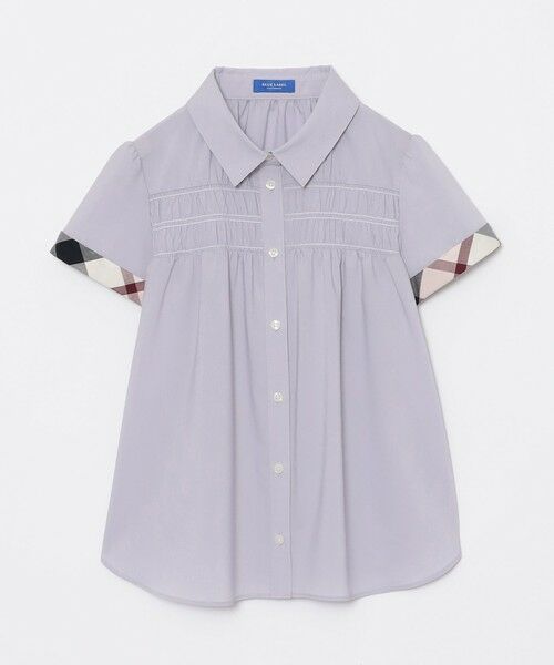 BLUE LABEL / BLACK LABEL CRESTBRIDGE / ブルーレーベル / ブラックレーベル・クレストブリッジ  シャツ・ブラウス | シャーリングブラウス（ラベンダー）