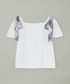 BLUE LABEL / BLACK LABEL CRESTBRIDGE / ブルーレーベル / ブラックレーベル・クレストブリッジ  カットソー | ショルダーリボンカットソー