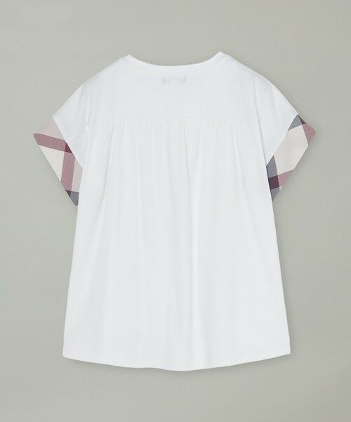 BLUE LABEL / BLACK LABEL CRESTBRIDGE / ブルーレーベル / ブラックレーベル・クレストブリッジ  カットソー | クレストブリッジチェックスリーブカットソー | 詳細1