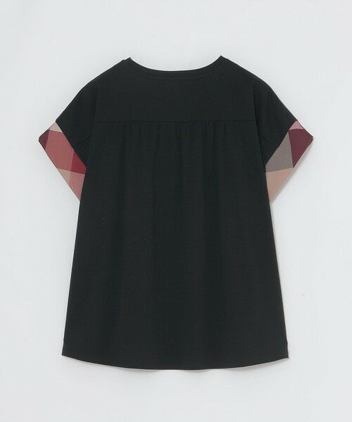 BLUE LABEL / BLACK LABEL CRESTBRIDGE / ブルーレーベル / ブラックレーベル・クレストブリッジ  カットソー | クレストブリッジチェックスリーブカットソー | 詳細3