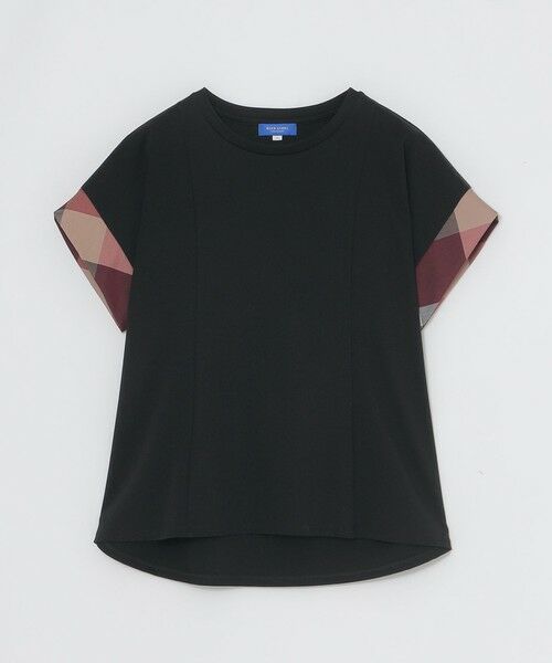 BLUE LABEL / BLACK LABEL CRESTBRIDGE / ブルーレーベル / ブラックレーベル・クレストブリッジ  カットソー | クレストブリッジチェックスリーブカットソー | 詳細4
