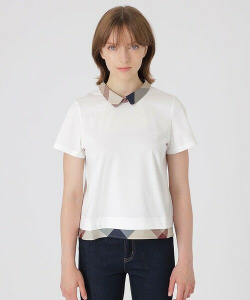 BLUE LABEL / BLACK LABEL CRESTBRIDGE / ブルーレーベル / ブラックレーベル・クレストブリッジ  カットソー | 【一部店舗限定】パーシャルチェックカットソー | 詳細2
