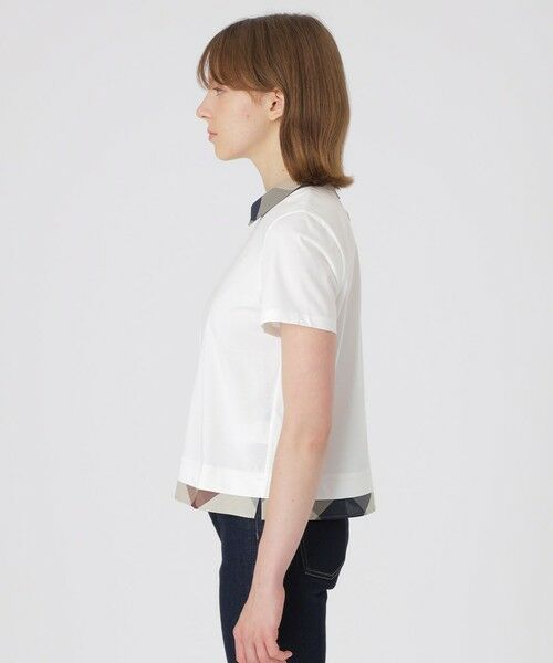 BLUE LABEL / BLACK LABEL CRESTBRIDGE / ブルーレーベル / ブラックレーベル・クレストブリッジ  カットソー | 【一部店舗限定】パーシャルチェックカットソー | 詳細3