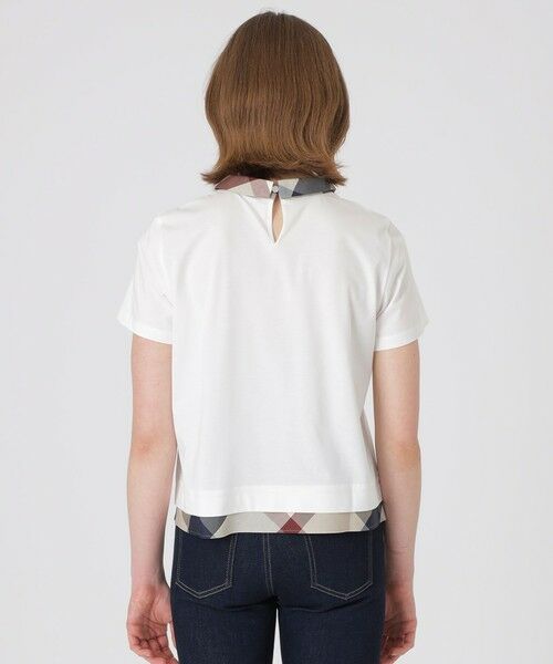 BLUE LABEL / BLACK LABEL CRESTBRIDGE / ブルーレーベル / ブラックレーベル・クレストブリッジ  カットソー | 【一部店舗限定】パーシャルチェックカットソー | 詳細4