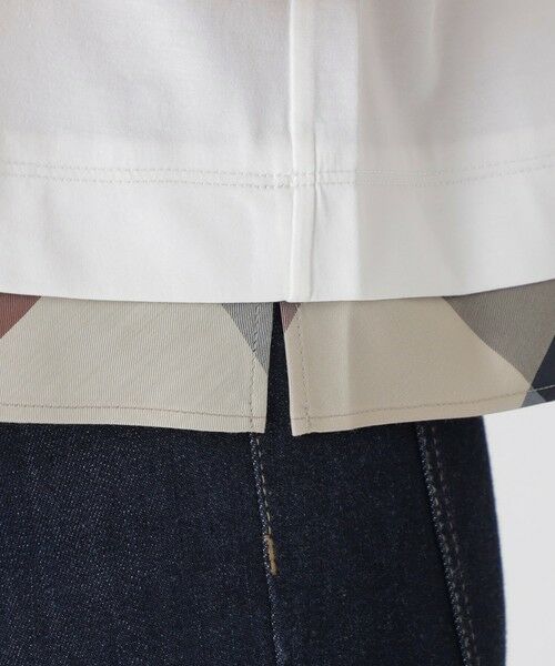 BLUE LABEL / BLACK LABEL CRESTBRIDGE / ブルーレーベル / ブラックレーベル・クレストブリッジ  カットソー | 【一部店舗限定】パーシャルチェックカットソー | 詳細7