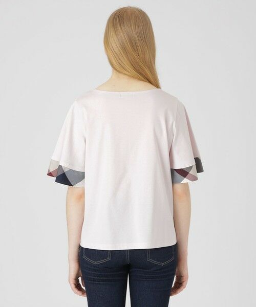 BLUE LABEL / BLACK LABEL CRESTBRIDGE / ブルーレーベル / ブラックレーベル・クレストブリッジ  カットソー | 【一部店舗限定】パーシャルチェックスリーブトップス | 詳細10