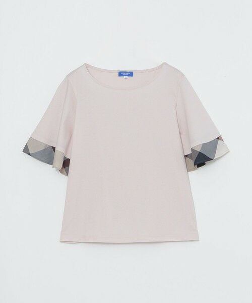 BLUE LABEL / BLACK LABEL CRESTBRIDGE / ブルーレーベル / ブラックレーベル・クレストブリッジ  カットソー | 【一部店舗限定】パーシャルチェックスリーブトップス | 詳細12