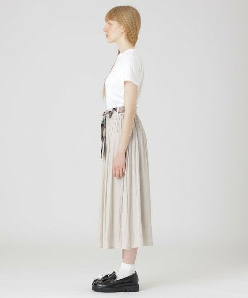 BLUE LABEL / BLACK LABEL CRESTBRIDGE / ブルーレーベル / ブラックレーベル・クレストブリッジ  ミニ・ひざ丈スカート | 【一部店舗限定】シルキークロスフレアスカート | 詳細2