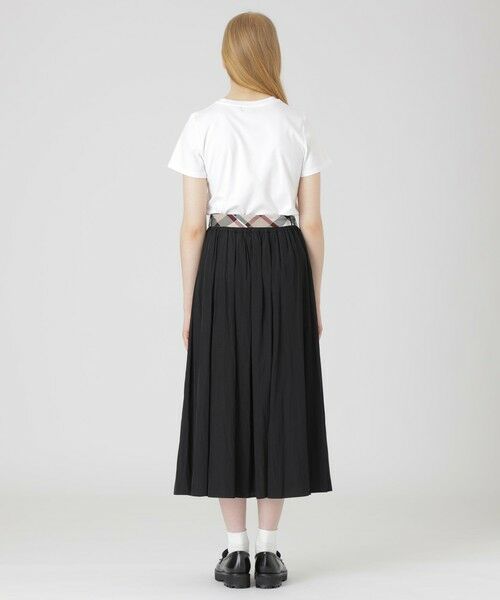BLUE LABEL / BLACK LABEL CRESTBRIDGE / ブルーレーベル / ブラックレーベル・クレストブリッジ  ミニ・ひざ丈スカート | 【一部店舗限定】シルキークロスフレアスカート | 詳細10