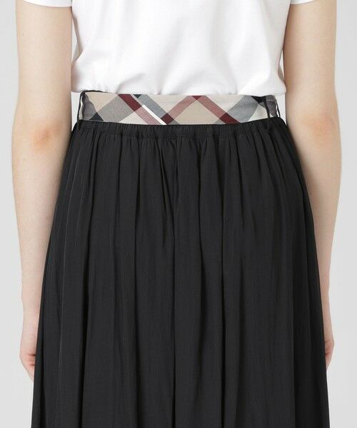 BLUE LABEL / BLACK LABEL CRESTBRIDGE / ブルーレーベル / ブラックレーベル・クレストブリッジ  ミニ・ひざ丈スカート | 【一部店舗限定】シルキークロスフレアスカート | 詳細12