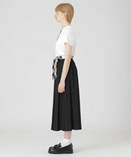 BLUE LABEL / BLACK LABEL CRESTBRIDGE / ブルーレーベル / ブラックレーベル・クレストブリッジ  ミニ・ひざ丈スカート | 【一部店舗限定】シルキークロスフレアスカート | 詳細9
