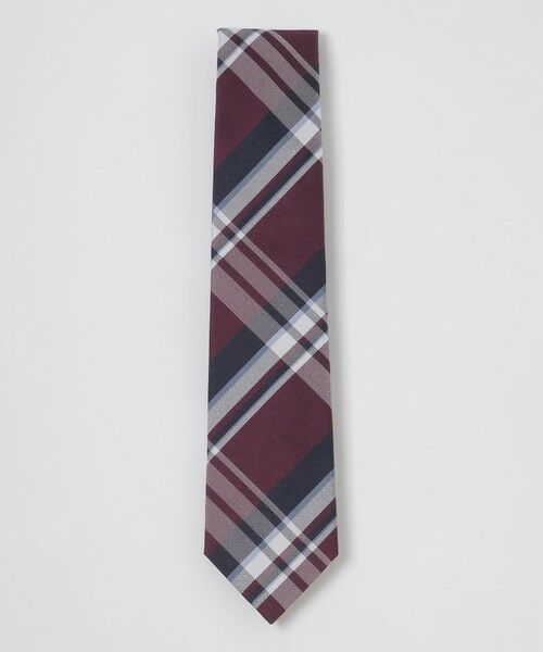 BLUE LABEL / BLACK LABEL CRESTBRIDGE / ブルーレーベル / ブラックレーベル・クレストブリッジ  ネクタイ | 【一部店舗限定】バスケットチェックタイ（レッド4）