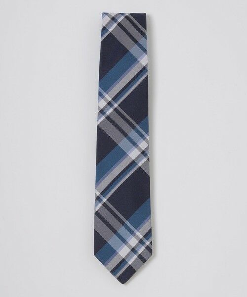 BLUE LABEL / BLACK LABEL CRESTBRIDGE / ブルーレーベル / ブラックレーベル・クレストブリッジ  ネクタイ | 【一部店舗限定】バスケットチェックタイ（ネイビー1）