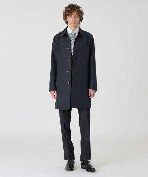 BLUE LABEL / BLACK LABEL CRESTBRIDGE / ブルーレーベル / ブラックレーベル・クレストブリッジ その他アウター | 【一部店舗限定】ギャバジンステンカラーコート(ネイビー1)