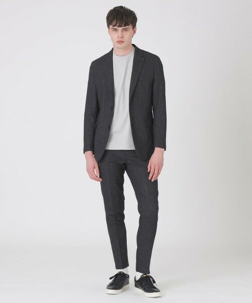 BLUE LABEL / BLACK LABEL CRESTBRIDGE / ブルーレーベル / ブラックレーベル・クレストブリッジ  テーラードジャケット | 【一部店舗限定】デニムライクカラミジャケット | 詳細1