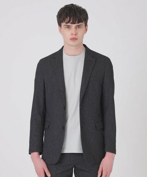 BLUE LABEL / BLACK LABEL CRESTBRIDGE / ブルーレーベル / ブラックレーベル・クレストブリッジ  テーラードジャケット | 【一部店舗限定】デニムライクカラミジャケット（グレー5）
