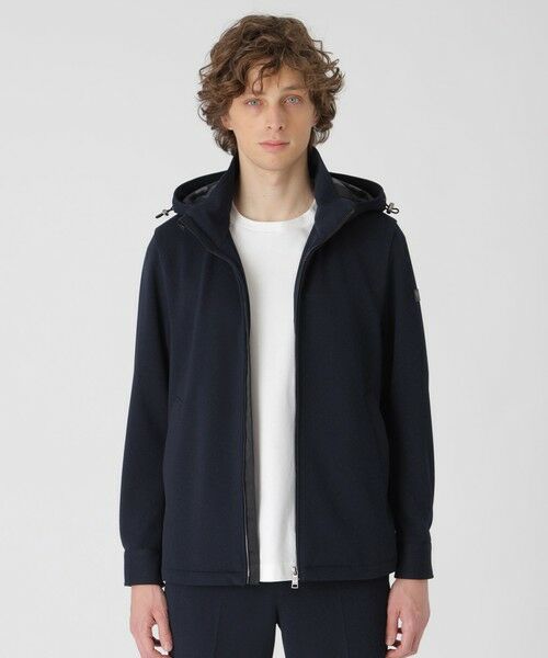 BLUE LABEL / BLACK LABEL CRESTBRIDGE / ブルーレーベル / ブラックレーベル・クレストブリッジ  その他アウター | 【一部店舗限定】ハニカムジャカードジャージーパーカー（ネイビー1）