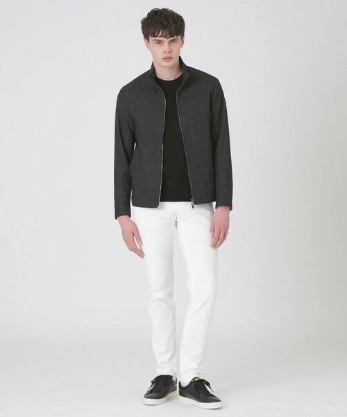 BLUE LABEL / BLACK LABEL CRESTBRIDGE / ブルーレーベル / ブラックレーベル・クレストブリッジ  その他アウター | 【一部店舗限定】デニムライクカラミスタンドカラーブルゾン | 詳細1