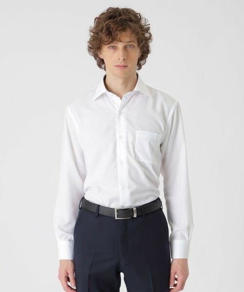 BLUE LABEL / BLACK LABEL CRESTBRIDGE / ブルーレーベル / ブラックレーベル・クレストブリッジ  シャツ・ブラウス | 【一部店舗限定】ブロックチェックセミワイドカラーシャツ | 詳細1