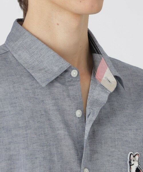 BLUE LABEL / BLACK LABEL CRESTBRIDGE / ブルーレーベル / ブラックレーベル・クレストブリッジ シャツ・ブラウス | コーギーワッペンハーフスリーブシャツ | 詳細10