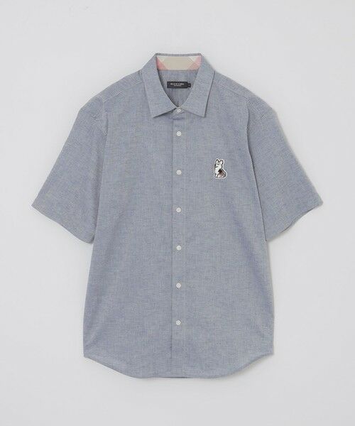 BLUE LABEL / BLACK LABEL CRESTBRIDGE / ブルーレーベル / ブラックレーベル・クレストブリッジ シャツ・ブラウス | コーギーワッペンハーフスリーブシャツ | 詳細12