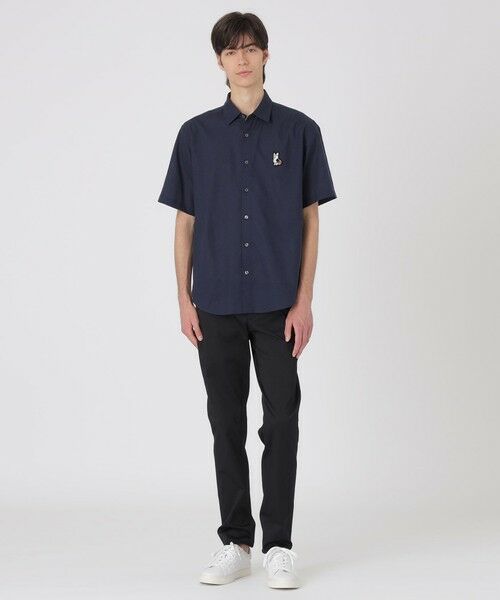 BLUE LABEL / BLACK LABEL CRESTBRIDGE / ブルーレーベル / ブラックレーベル・クレストブリッジ シャツ・ブラウス | コーギーワッペンハーフスリーブシャツ | 詳細13