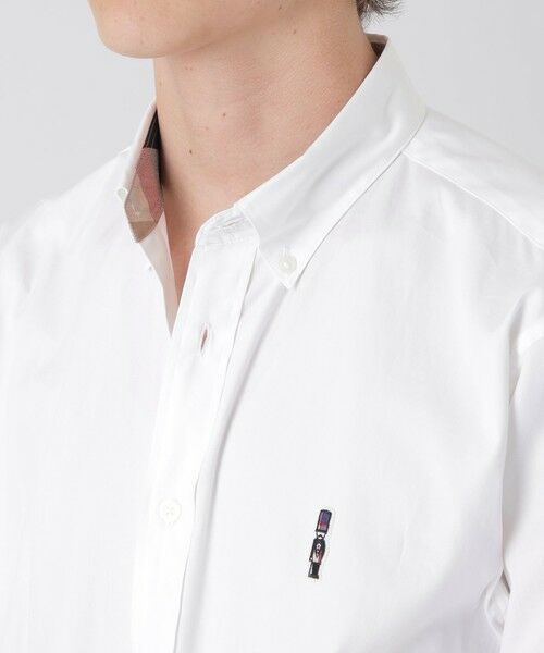 BLUE LABEL / BLACK LABEL CRESTBRIDGE / ブルーレーベル / ブラックレーベル・クレストブリッジ  シャツ・ブラウス | 【一部店舗限定】ジェントルマンワッペンハーフスリーブシャツ | 詳細4