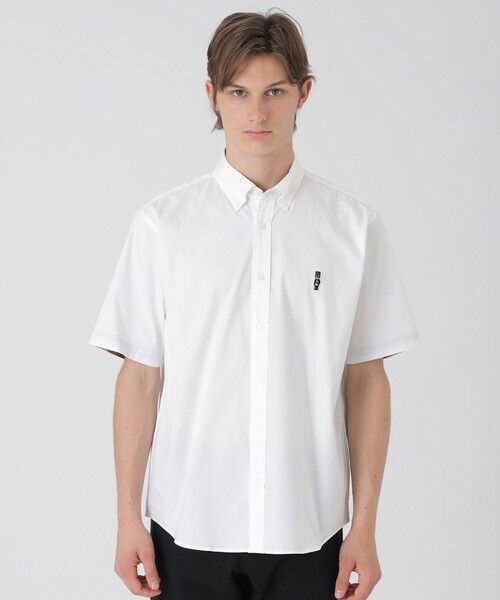 BLUE LABEL / BLACK LABEL CRESTBRIDGE / ブルーレーベル / ブラックレーベル・クレストブリッジ  シャツ・ブラウス | 【一部店舗限定】ジェントルマンワッペンハーフスリーブシャツ（オフホワイト1）
