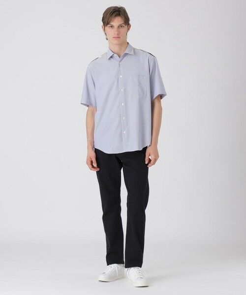 BLUE LABEL / BLACK LABEL CRESTBRIDGE / ブルーレーベル / ブラックレーベル・クレストブリッジ  シャツ・ブラウス | 【一部店舗限定】ショルダーチェックサッカーハーフスリーブシャツ | 詳細6