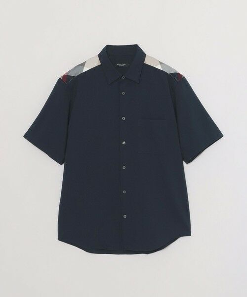 BLUE LABEL / BLACK LABEL CRESTBRIDGE / ブルーレーベル / ブラックレーベル・クレストブリッジ  シャツ・ブラウス | 【一部店舗限定】ショルダーチェックサッカーハーフスリーブシャツ | 詳細15