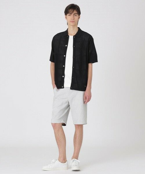 BLUE LABEL / BLACK LABEL CRESTBRIDGE / ブルーレーベル / ブラックレーベル・クレストブリッジ  ニット・セーター | シャドーチェックニットシャツカーディガン | 詳細1