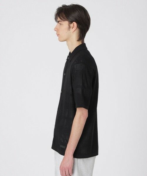 BLUE LABEL / BLACK LABEL CRESTBRIDGE / ブルーレーベル / ブラックレーベル・クレストブリッジ  ニット・セーター | シャドーチェックニットシャツカーディガン | 詳細3